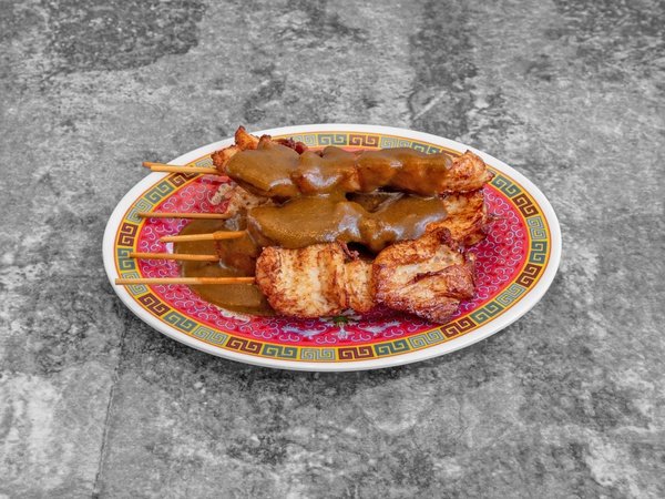 Chicken Satay on Skewers